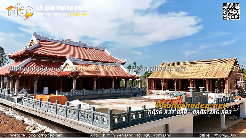 Tính toán kích thước nhà gỗ 5 gian chuẩn phong thuỷ